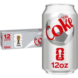 Diet Coke Soda Soft Drinks, 12 fl oz Fridge Pack Cans, 12 Pack - Cola Flavored Diet Soda Soft Drinks BB 16 Mar 2026