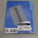 SUNEE File Folders, 30 Pack Manilla Folders 8.5 x 11, Colored File Folders Home Office School Supplies for Documents Files Paper, 6 Assorted Colors
