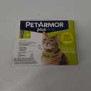 PetArmor Plus Flea and Tick Prevention for Cats, Cat Flea and Tick Treatment, 3 Doses, Waterproof Topical, Fast Acting, Cats Over 1.5 lbs