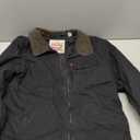 Levi's Men's Workwear Cotton Canvas Corduroy Collar Depot Jacket (Black Quilt Lined), Small