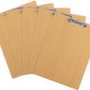 5 Pack Extra Large Clipboards, 11x17 Clipboard, Wood Clip Boards, Wooden Lap Board with Low Profile Clip, Vertical Wood Clip Board for Drawing, Sketching, Art Classroom Office Supplie, A3 Size