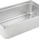 Winco 6-Inch Anti-Jamming Steam Pan, Full, 24-Gauge