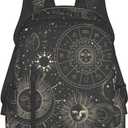 bassyil Twelve Constellations Mystical And Astrology Elements Backpack Bookbag Laptop Backpacks Multipurpose Daypack For Men Women Picnic Travel Hiking