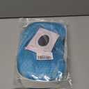 Sky Blue Wig with Bangs Short Light Blue Bob Wig Wavy Curly Wigs Synthetic Hair Wigs (Small Size)