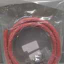 Fuel Line Hose 5AN 5/16" High Pressure Hose 2.8Mpa 400PSI 8mm 5FT for Fuel Systems Engines Tube Hose Multiple Size Options,Implementation Standards:EN854,Red (Attached Hose Clamp)