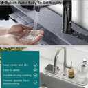 Faucet Mat For Kitchen Sink,Stone Drying Mat for Kitchen Counter,Diatomite Fast Drying Stone Sink Tray, Super Absorbent, Prevents Moisture Buildup (White, 23.6'' x 3.9'' x 0.5'')