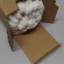 Kevin Textile Set of 2 Decorative Pillow Cover Solid Striped Corduroy Plush Velvet Boho Cushion Cover for Couch 50cm 20 x 20 Inch Cream