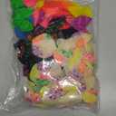 90 Pcs UV Neon Balloons ,Neon Stars Glow Party Black Light in the dark for Birthday Decorations Wedding Supplies Blacklight Carnival Reactive Fluorescent