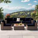 GALYEJIA 12Pcs Outdoor Cushion Covers Patio Cushion Covers Cushion Covers for Outdoor Furniture Stretch Patio Cushion Covers Replacement Couch Slipcovers Waterproof (Cover Only)