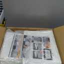 Shoe Storage, 12 Pack Shoe Organizer for Closet, Shoe Boxes Clear Plastic Stackable Shoe Containers with Lids for Size 10 (Large, White)