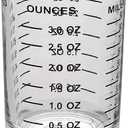 OGGI Measuring Shot Glass with Measuring Lines, 3oz / 90ml - Bartender Accessories, Jigger for Bartending, Shot Glass Measuring Cup with Ounces & Milliliters 2Pc