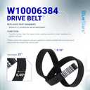 [2026 upgraded] BlueStars W10721967 Washer Pulley Clutch Kit & W10006384 Drive Belt For Whirlpool Kenmore Maytag - Replaces W10006356 W10006354 PS10057144 W10326374 AP6014712 WTW5000DW1 MVWX655DW1