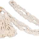 Soft Toy Organiser Chain for Hats, Clothes Accessories, Comfortable Stuffed Toy Hanger with Materials, Multifunctional Space Saving Design (Beige)