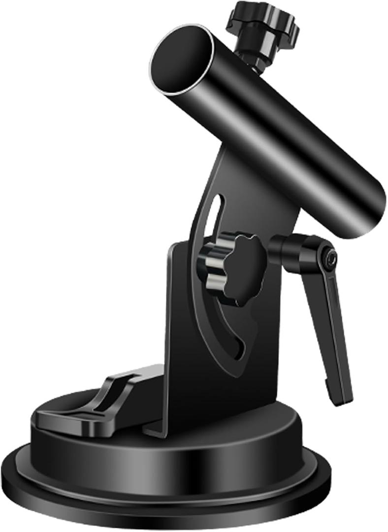 Car Flag Pole, Car Flag Holder with Adjustable Angle Suction Cup Mount, Universal Flag Pole for Car, Trucks, SUV, RV, Camper, Trailer, Vehicle Easy Installation (1 Pack)