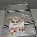 4 PieceInsulated Reusable Grocery Bags with Zippered Top - Heavy Duty Foldable Shopping Tote Bags for Food Delivery, Collapsible Thermal Cooler Bag for Hot Cold Groceries