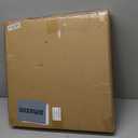 Round Ottoman Tray for Coffee Table Living Room Wood Serving Tray Large Wooden 20 Inches Rustic Torched