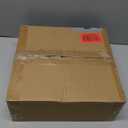 BAG BOX 100 Pack 5.9x3.1x8.25 Inch White Gift Bags with Handles,Bulk Kraft Paper Bags for Shopping, Retail, Merchandise, Wedding, Party Favors, Paper Grocery Sacks