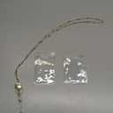 Lanyards for Id Badges Stainless Steel Badge Lanyard with 2 Pcs Waterproof Badge Holder Retractable Badge Lanyards Teacher Lanyard for Cruise Ship Key Cards Id Badges (Gold)