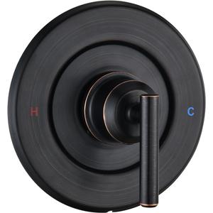 Replacement for MoenPosi-Temp Valve Only Shower Faucet Trim Kit (Valve& Catridge Not Inclued), Volume and Temperature Control Level Handle, Oil Rubbed Bronze