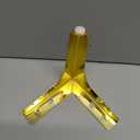 Metal Sofa Legs Furniture Replacement Leg Golden Sofa Feet Heavy Duty Triangle Cabinet Feet Set of 4 (4 Inch)