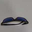 Ray-Ban RB4385 Liteforce Rectangular Sunglasses (Matte Black/Green Mirrored Blue Polarized)