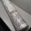 OPPODREAM Soft 8x10 Area Rugs, Washable Rugs 8x10 with Non Slip Backing, Faux Cashmere Low-Pile 8 x 10 Carpet, Cream White & Blue & Light Brown