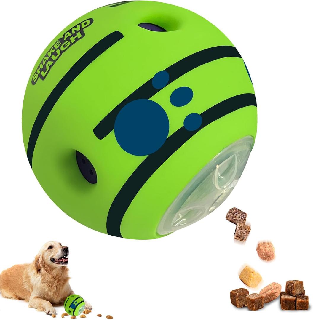 Interactive Puzzle Dog Treat Ball, Treat Dispensing Enrichment Dog Toys Ball, XL, 5.51 in (14 cm)