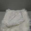 Excluding Insert Faux Fur Sheepskin Pillow Cover White Shag Fuzzy 18x18 Inch White 2 Pcs Super Soft Fluffy Cushion Plush Pillow Case Luxury Living Room Sofa Bed Home Decor Chair Cushion