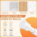 Tension Curtain Rod 26 to 48 Inch Adjustable Tension Rods 6 Pack Expandable Spring Tension Rod White No Drilling for Closet Kitchen Cupboard Wardrobe Door Bookshelf DIY Projects