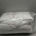 EASELAND Queen Size Mattress Pad Pillow Top Mattress Cover Quilted Fitted Mattress Protector Cotton Top Stretches up 8-21" Deep Pocket Cooling Mattress Topper (60x80 inch, White)