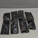 CHARMKING Compression Socks for Women & Men Circulation (8 Pairs) 15-20 mmHg is Best Support for Athletic Running,Cycling (Large-X-Large, 02 Black/Black/Black/Black/Black/Black)