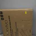 Fully Assembled Walnut Luggage Racks Set of 2, Bamboo 26.77" Luggage Rack Stand for Guest Room, 5 Nylon Straps, Foldable Suitcase Stand with Storage Shelf for Bedroom Hotel, Holds up to 165 Lbs