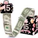 2 x Azbuk 15th Birthday Surprise Gift Box Happy Birthday Money Gift Boxes, 35 Count