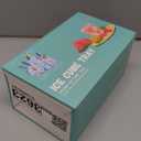 WIBIMEN Large Ice Cube Molds, Big Round Whiskey Ice Cube Trays for Freezer, Easy to Fill & Release, Whiskey Bourbon Cocktail(1.9In*6 Balls- Blue/2 Pack)