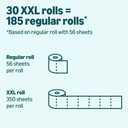 Amazon Basics 2-Ply Soft Toilet Paper, 30 Rolls (5 Packs of 6), 350 Sheets per Roll, Septic Safe, Equivalent to 185 Regular Rolls