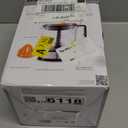 Elite Gourmet ETS047 BPA-Free 40-Watt Electric Citrus Juicer with 2 Cones, Compact, Large Volume, Pulp Control, Oranges, Lemons, Limes, Grapefruits with Easy Pour Spout, 1.2L, Black/Stainless Steel