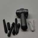 Electric Compressed Air Duster for Computers, 100000RPM Powerful Air Duster for PC/Keyboard/Car/Electronics,3 Power Speeds Air Blower with LED Light (Grey)