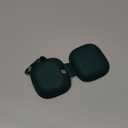 Compatible with Beats Powerbeats Pro 2 Case Cover, Soft Silicone Full Protective Cover with Keychain for Women Men Compatible with Beats Powerbeats Pro 2 Charging Case, Front LED Visible (Green)