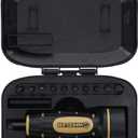 Wheeler Manual Firearms Accurizing Torque Wrench with Inch/Pounds Measurement, Bits and Storage Case for Scope Mounting, Gunsmithing and Maintenance