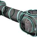 Kitty City Outdoor Catio Furniture and Play Kits for Cats, Two Way Tunnel