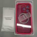 BERFY for iPhone 16 Pro Case, Compatible with MagSafe, Built-in Privacy Screen Protector and Camera Protection, Anti-Spy Full Body Shockproof Phone Case for 16 Pro 6.3", Matte Hot Pink