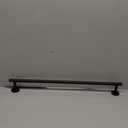 JQK Black Towel Bar, 27 Inch 304 Stainless Steel Thicken 0.8mm Towel Rack Bathroom, Towel Holder Matte Black Wall Mount, Useable Length 24 Inch, TB110L24-PB