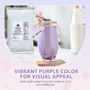 Soeos Taro Flavored Powder, 2.2 lbs (1kg)  Instant Bubble Tea Mix with Creamer & Sugar, Easy to Prepare, Perfect for Boba Drinks & Desserts (35.2 Ounce (Pack of 1))