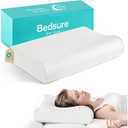 Bedsure Cervical Neck Support Pillow for Sleeping, Ergonomic Odorless Memory Foam Cervical Contour Orthopedic Pillow for Neck Pain Relief, for Side, Back, Stomach Sleeper