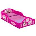 Delta Children Disney Minnie Mouse 4-Piece Toddler Room-in-a-Box Set Includes Sleep and Play Toddler Bed, Table, 1 Chair and Toy Box, Pink