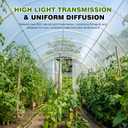 Plastic Sheeting 6 Mil, 8x25 FT, Heavy Duty, Greenhouse Plastic Polyethylene Film, UV Resistant, Tear-Proof, for Garden, Agriculture, Painting, Floor Protection