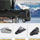 Trailer Lock with Keys Fit 1-7/8 ",2 ",and 2-5/16" Couplers,Universal Accessories for Boat,Vehicles,Trailers and Rv,Heavy-Duty Steel