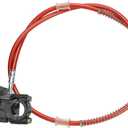 FVRITO Front Disc Hydraulic Brake Master Cylinder Caliper Handle Lever Line Assembly with Brake Pads for 50cc 70cc 90cc 110cc 125cc SSR TaoTao Apollo Coolster Moped Scooter Chinese Pit Dirt Bike Red