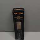 PRITECH Ionic Plus Straightener Brush, 20s Fast Heating Hot Comb, 5 Adjustable Temps, Anti-Scald Ceramic Bristles, Dual Voltage Hair Brush for Thick Curly Hair & Morning Commute
