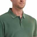 Polo Shirts for Men, Summer Sports Short Sleeve Moisture Wicking Dry Fit Activewear Golf Shirts for Men, Sizes S-3XL (Green, S)